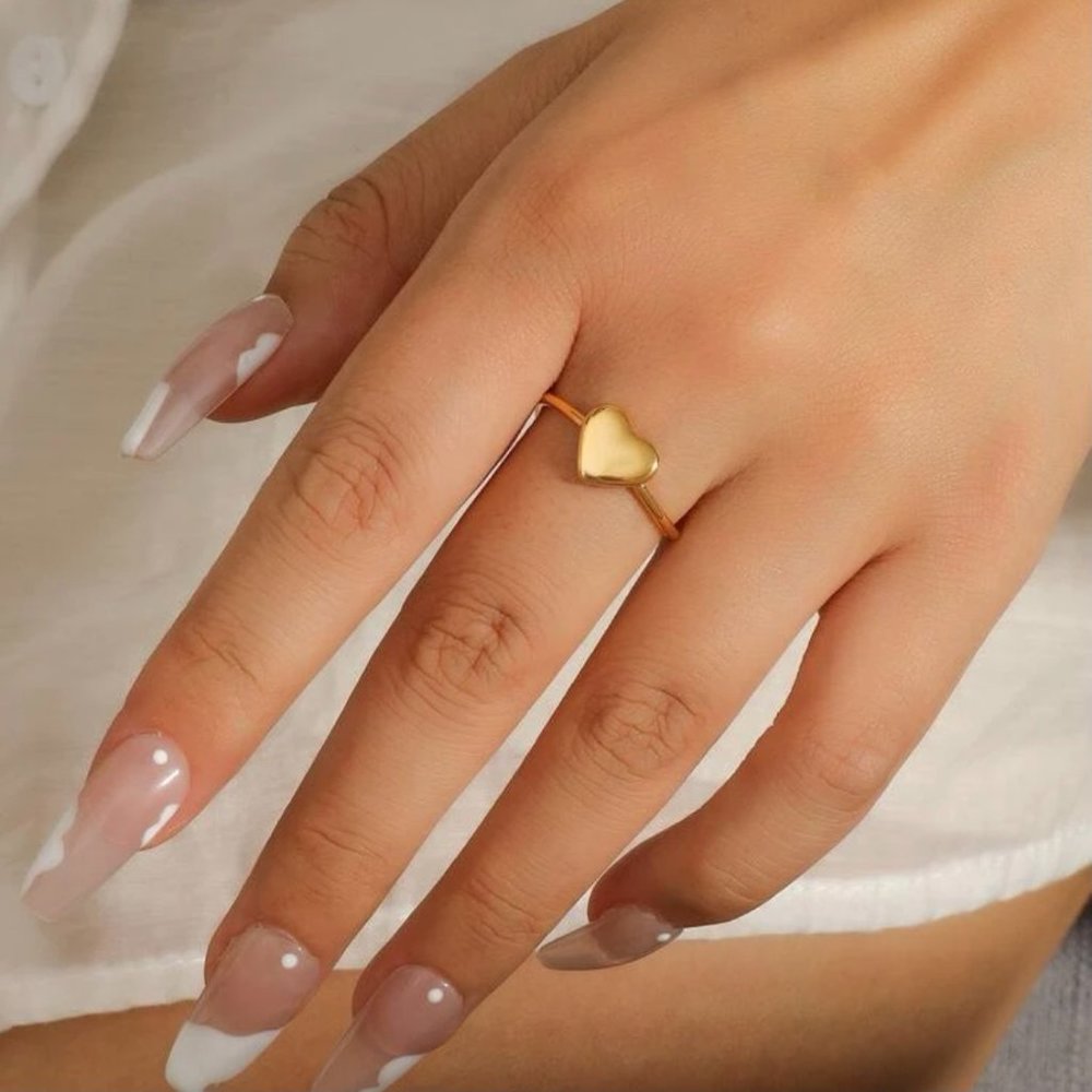 Heart Decor Ring - Picture 3 of 4